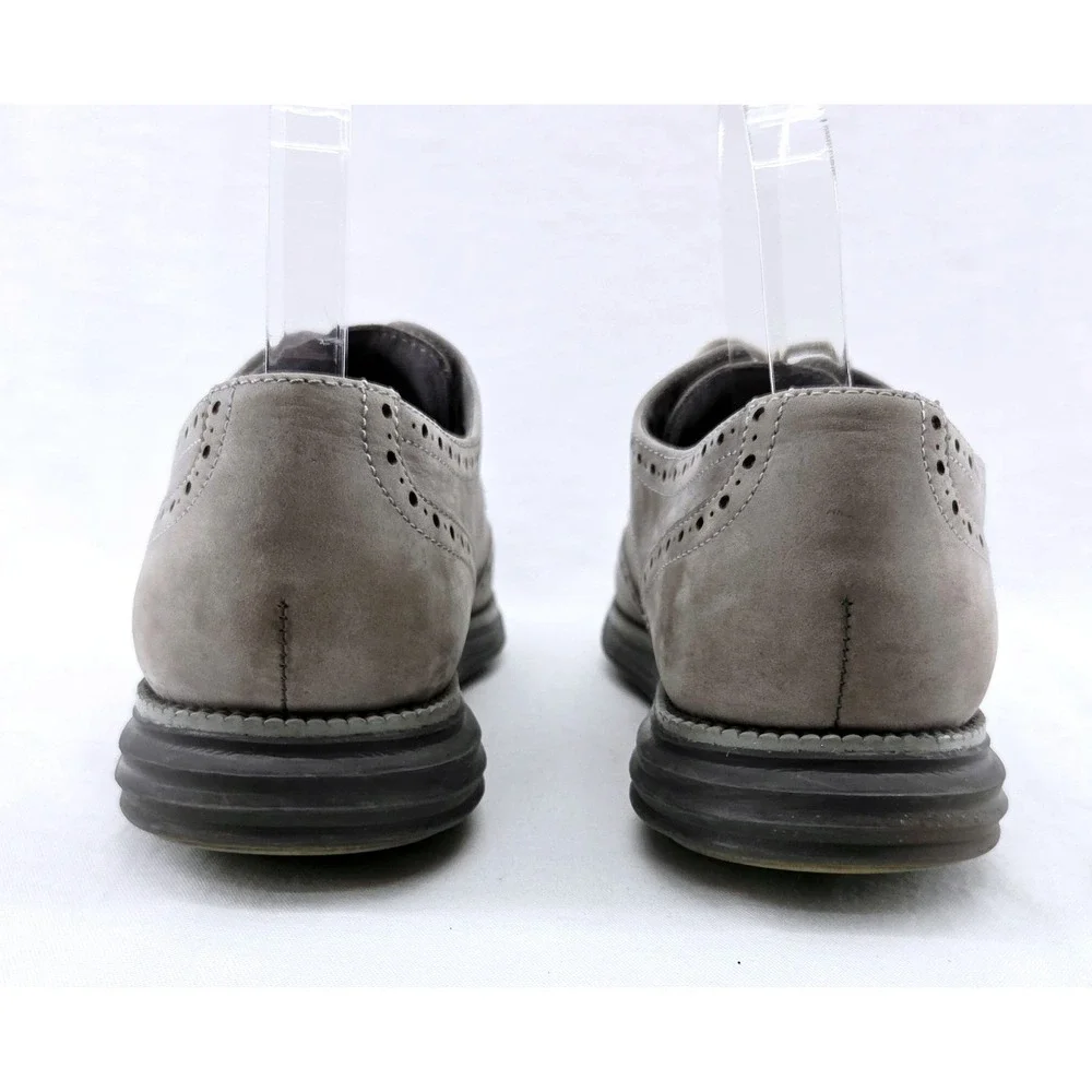 Cole Haan ● ZERØGRAND Grey Suede Oxford - Size 11.5